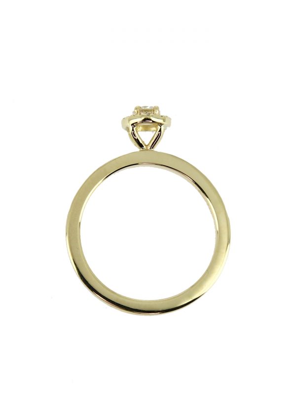Diamantring 585 Gelbgold Verlobungsring