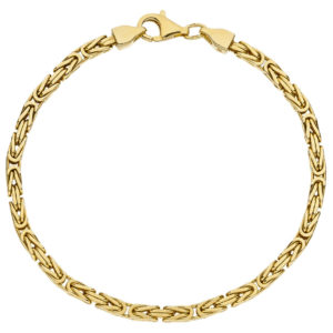 Königskette Armband Vollmassiv Gold 585