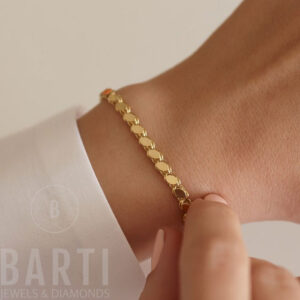 Armband bileklik gold altin pullu halat
