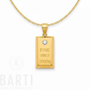 külce altin kolye has altin feingold gold barre anhänger kette