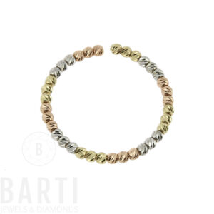 dorika yüzük ring damenring altin üc renk tricolor gold